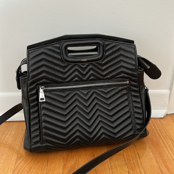 Maje Leather Cross Body & Top Handle Bag - Picture 3 of 3